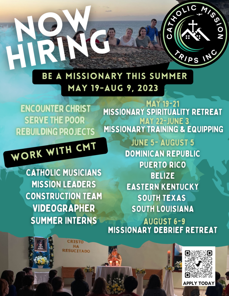 Catholic Mission Trips | Catholic Mission Trips Incorporated